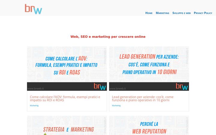 Screenshot of brweb.it