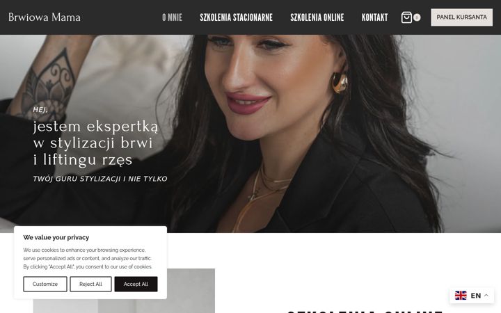 Screenshot van brwiowamama.pl