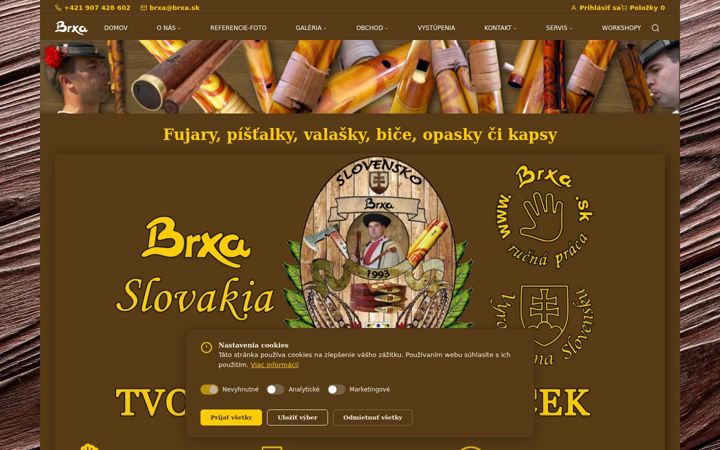 Screenshot of brxa.sk