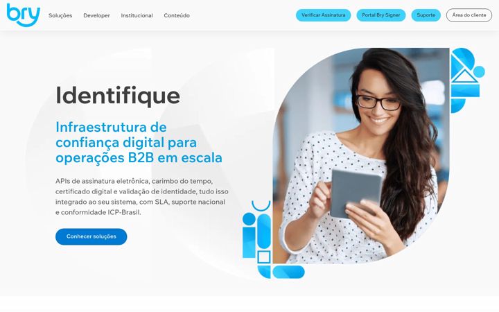 Screenshot of bry.com.br