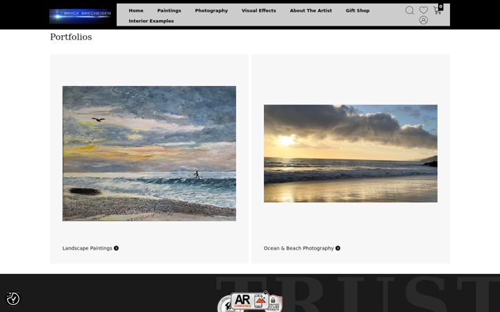 Screenshot of brycebrecheisen.com