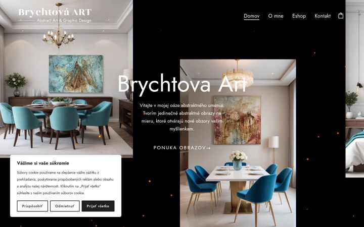 Screenshot of brychtova.art