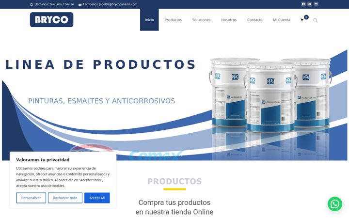 Screenshot of brycopanama.com