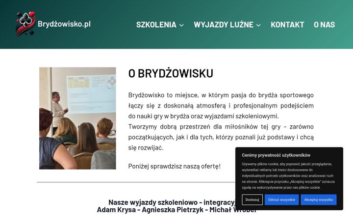 Screenshot of brydzowisko.pl