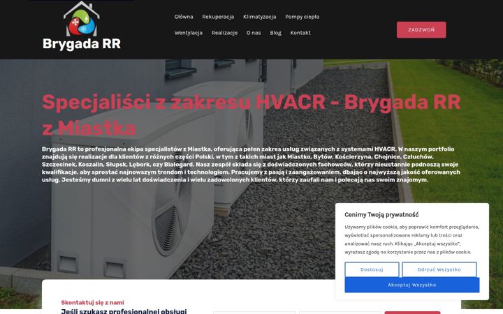 Screenshot of brygadarr.com