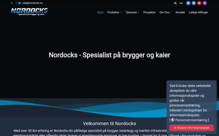 Snímek obrazovky brygge.no