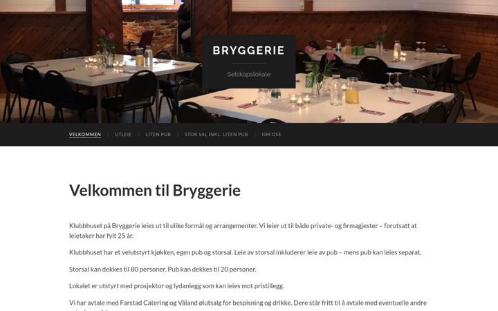 Screenshot von bryggerie.no