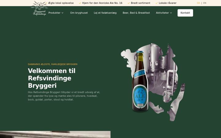 Screenshot of bryggerietrefsvindinge.dk