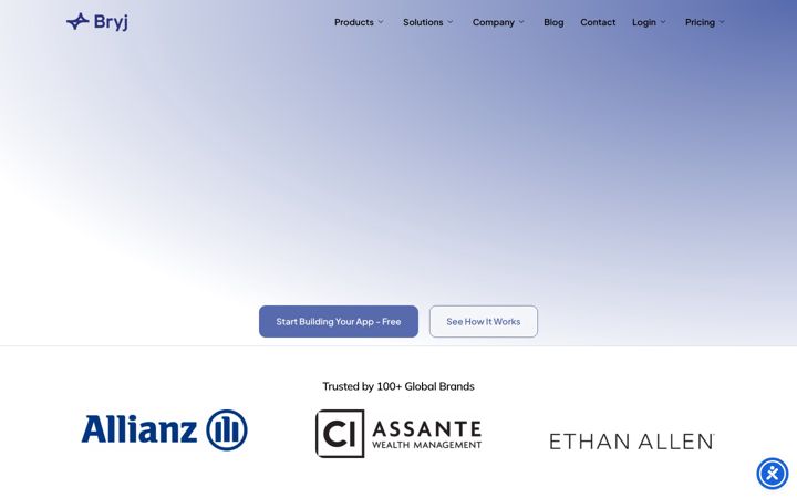 Screenshot of bryj.ai