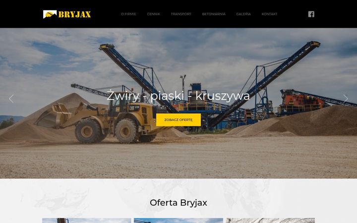Screenshot of bryjax.pl
