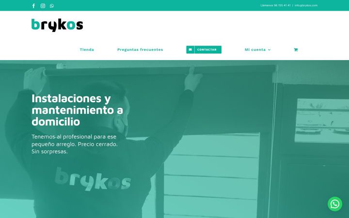 Screenshot of brykos.com