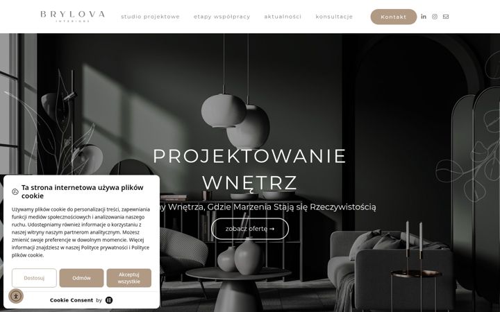 Screenshot of brylova.pl
