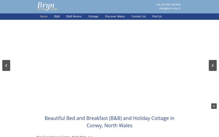 Screenshot of bryn.org.uk