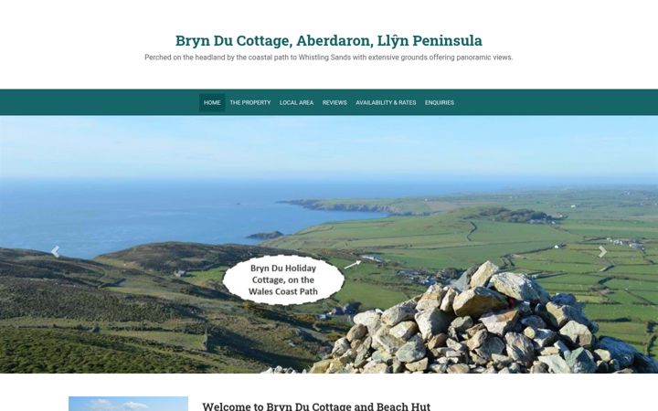 Screenshot of brynduaberdaron.co.uk