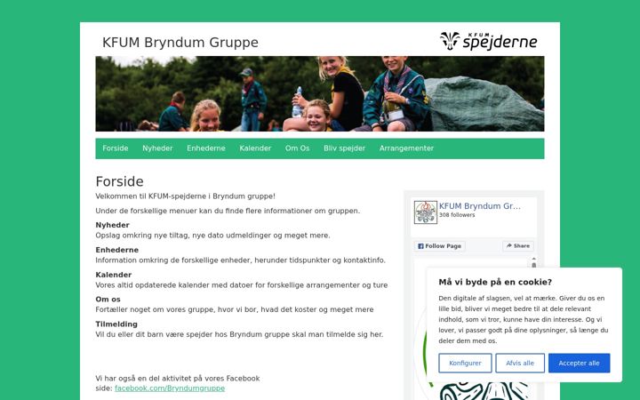 Screenshot of bryndum-gruppe.dk