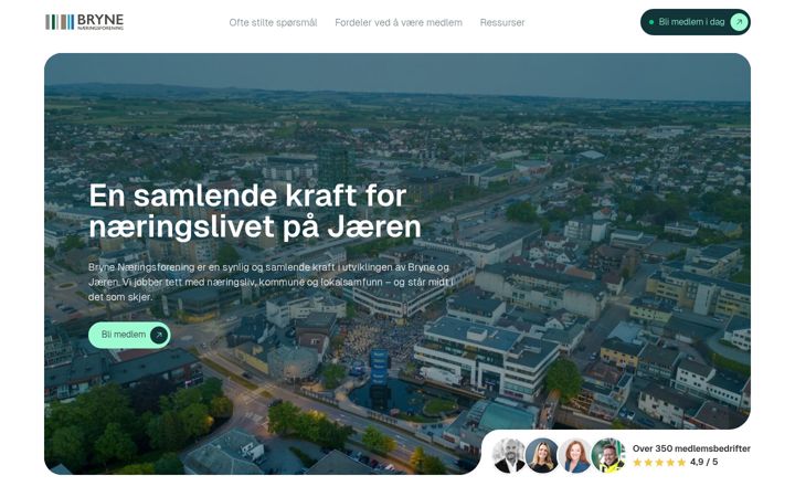 Snímek obrazovky brynenaringsforening.no