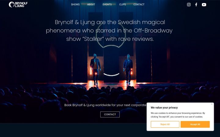 Screenshot of brynolf-and-ljung.com
