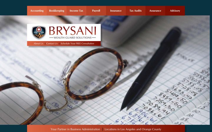 Screenshot of brysani.com