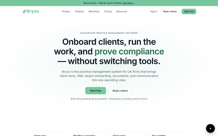 Screenshot of bryxo.com