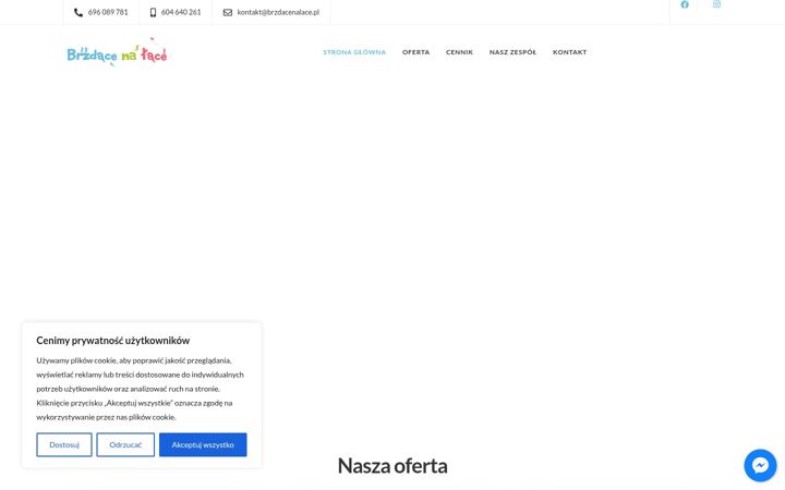 Screenshot του brzdacenalace.pl