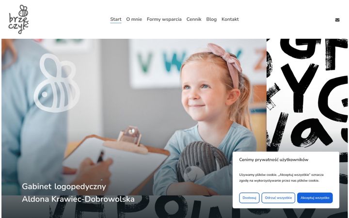 Screenshot van brzeczyk-dev.dfirma.pl