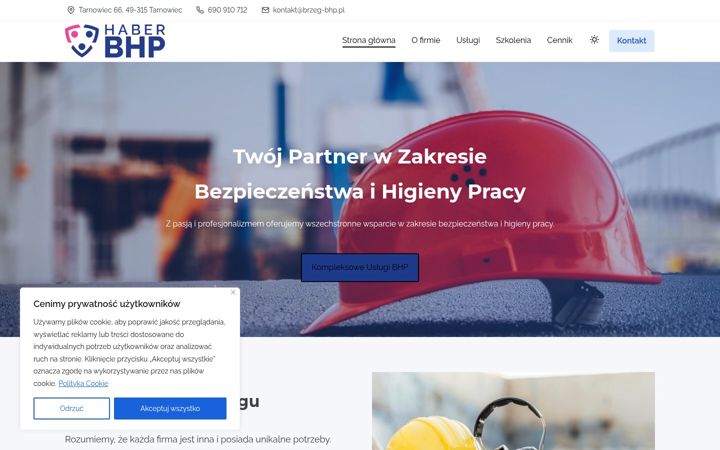 Screenshot van brzeg-bhp.pl