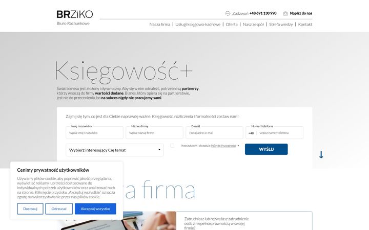 Screenshot van brziko.pl