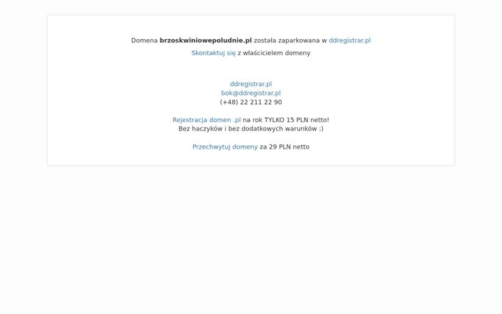 Screenshot van brzoskwiniowepoludnie.pl