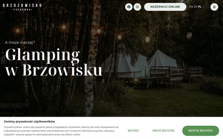 Screenshot van brzozowisko-tuchomko.pl