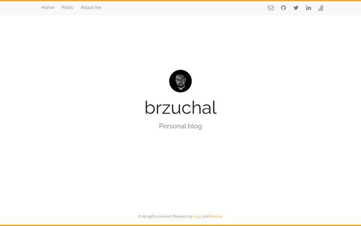 Screenshot of brzuchal.com