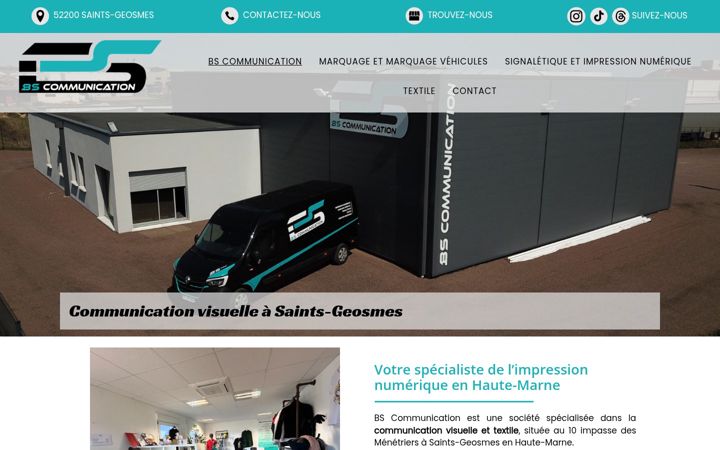 Screenshot of bs-communication.fr