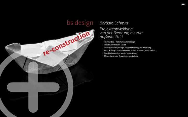 Screenshot of bs-design.eu