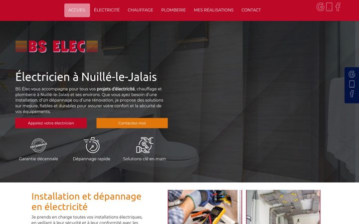 Screenshot του bs-elec.fr