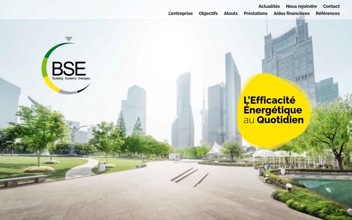 Screenshot of bs-energies.com