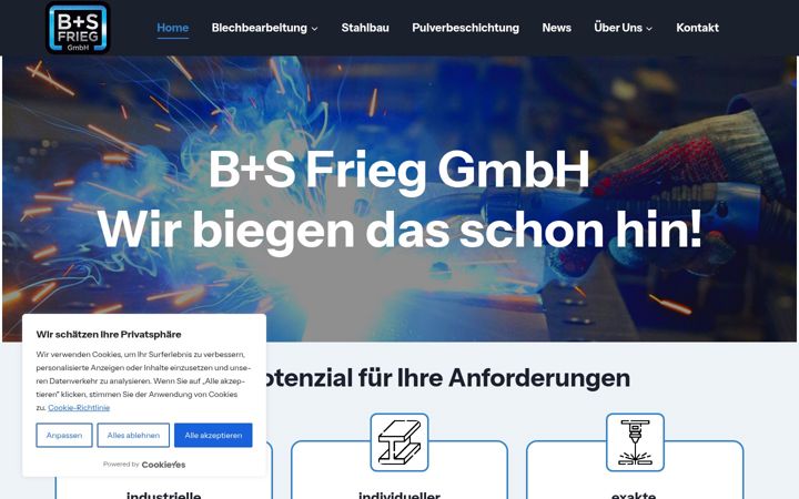 Screenshot of bs-frieg.de
