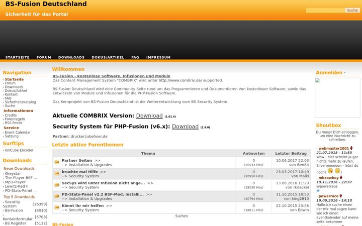 Screenshot of bs-fusion.de