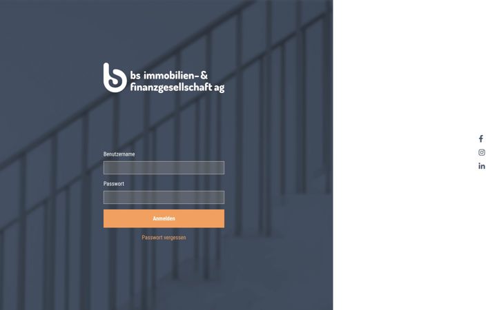 Screenshot of bs-immo.ch