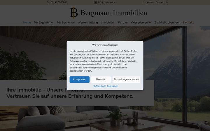 Screenshot stránky bs-immo.de