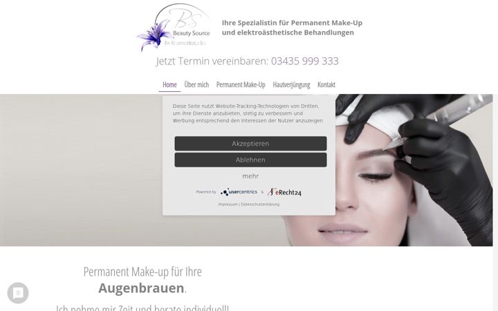 Screenshot ta' bs-kosmetikstudio.de