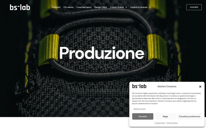 Screenshot of bs-lab.it