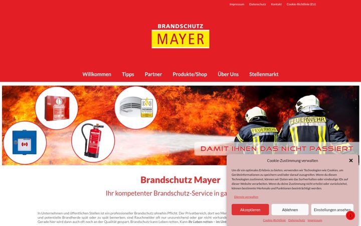 Screenshot von bs-mayer.de