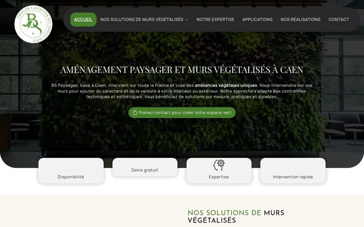 Screenshot of bs-paysages.fr