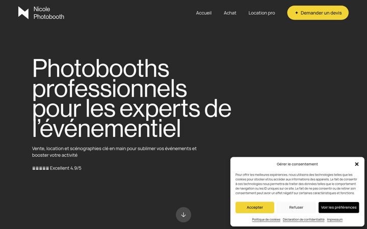 Screenshot of bs-photobooth.com