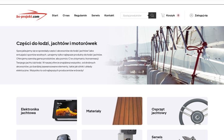 Screenshot of bs-projekt.com
