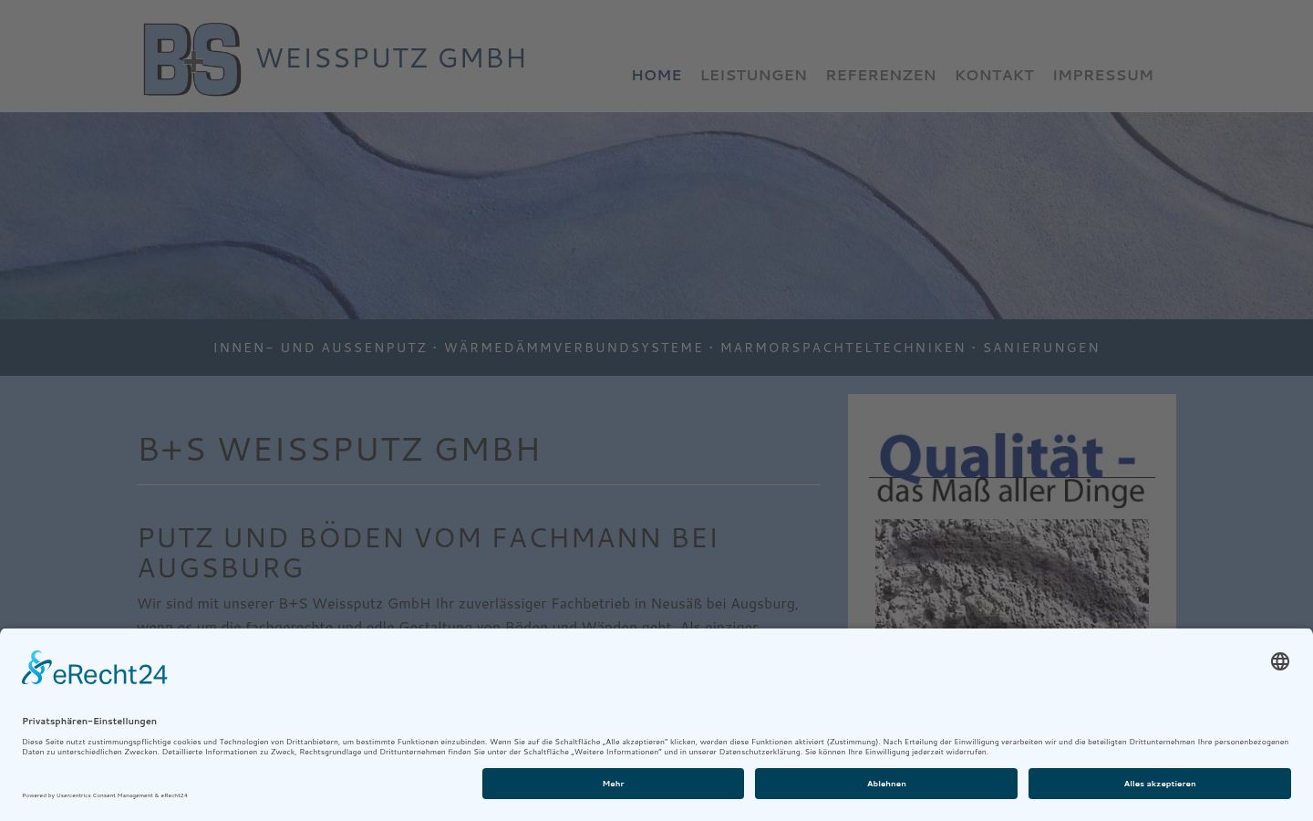 Captura de ecrã do banner de consentimento apresentado antes de qualquer interação