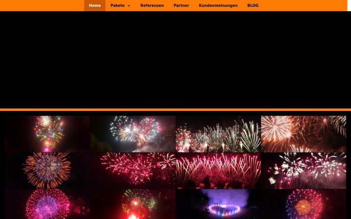 Captura de ecrã de bs-pyrotechnik.de