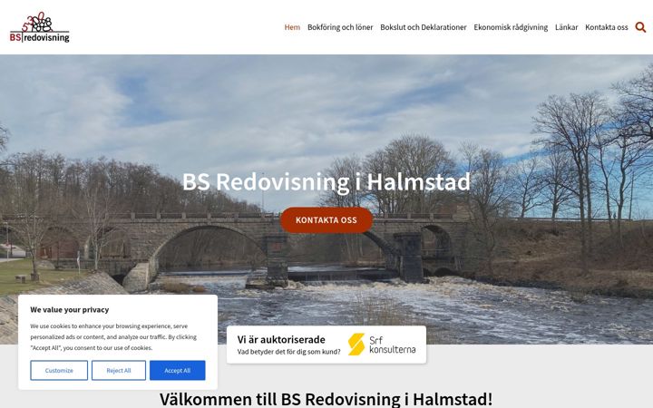 Screenshot of bs-redovisning.se