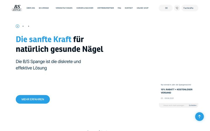 Ekrano kopija bs-spange.de