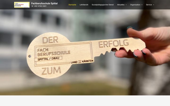 Screenshot of bs-spittal.at