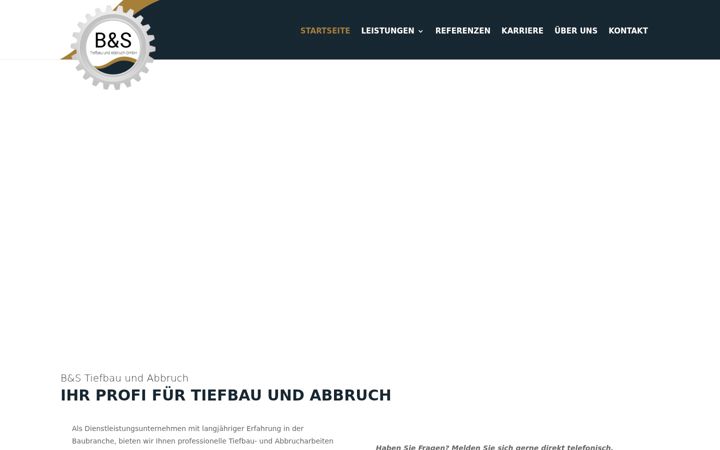 Screenshot of bs-tiefbau-abbruch.de